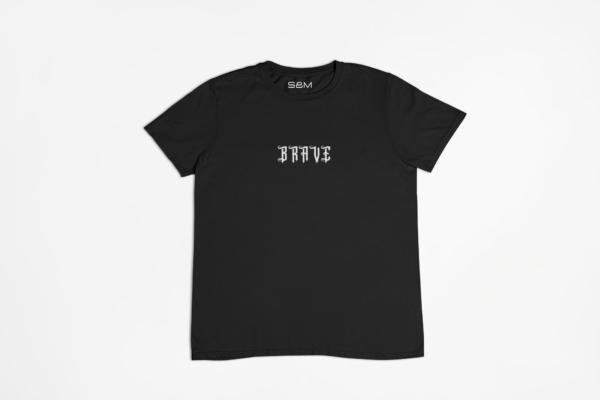 Camiseta Hombre Negro Brave - Imagen 2